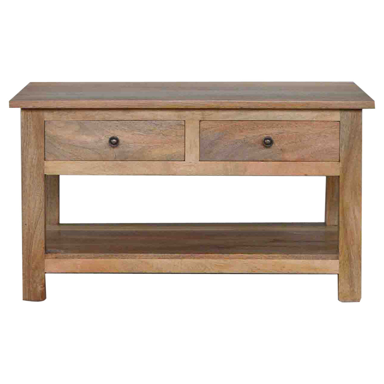 Table basse de campagne à 4 tiroirs