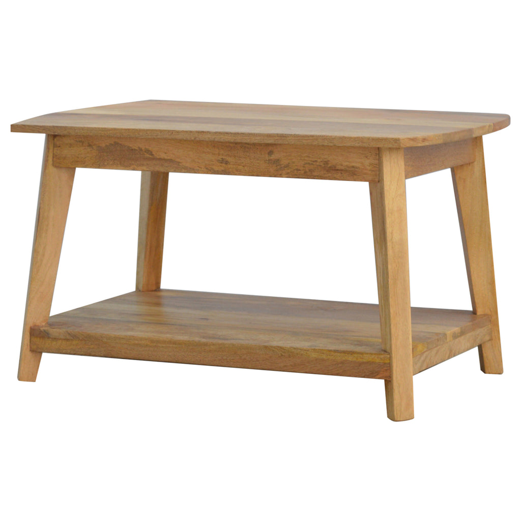 Table basse avec étagère inférieure