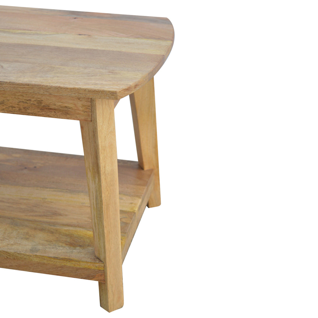 Table basse avec étagère inférieure