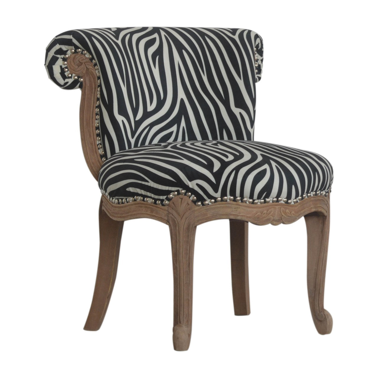 Chaise à imprimé zèbre