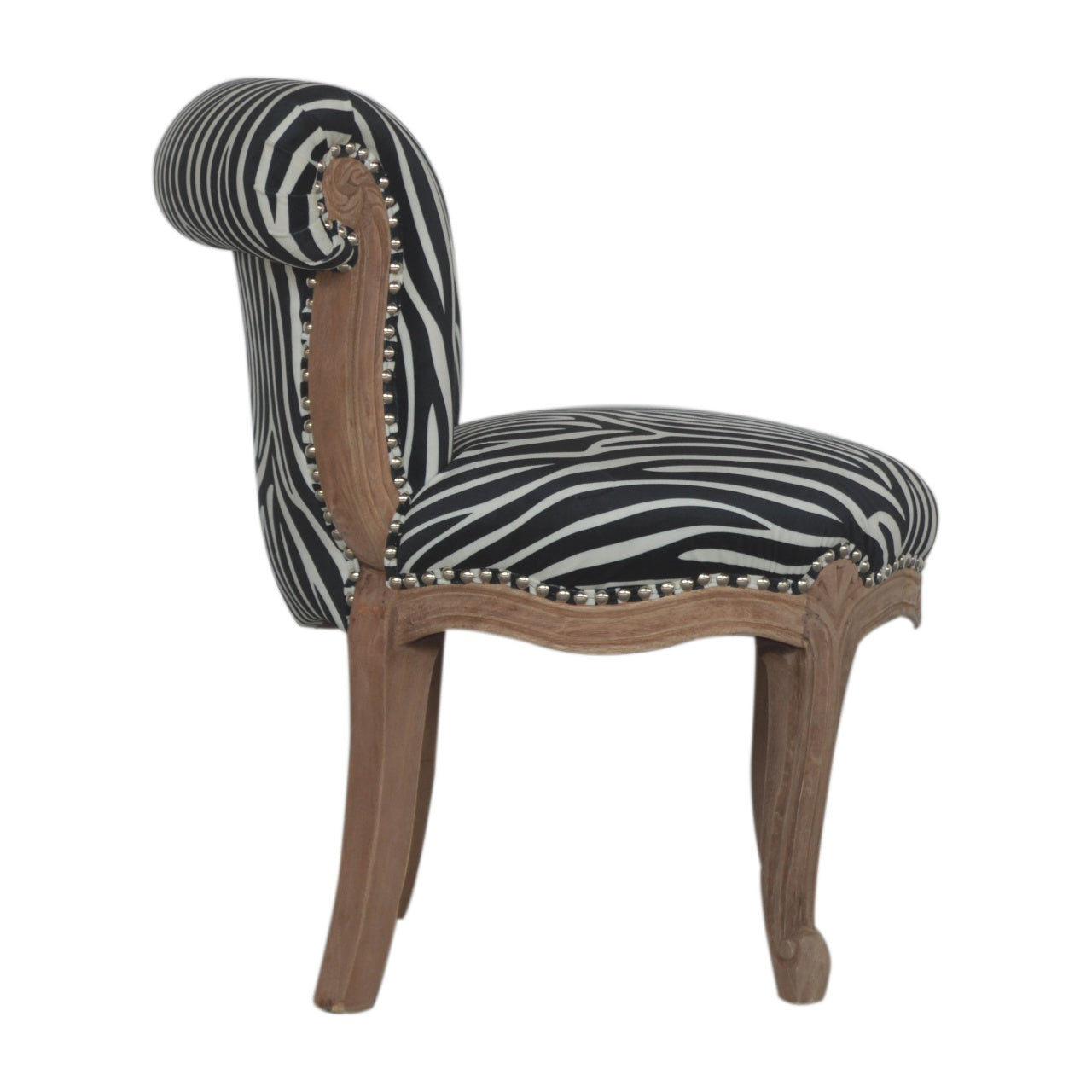 Chaise à imprimé zèbre