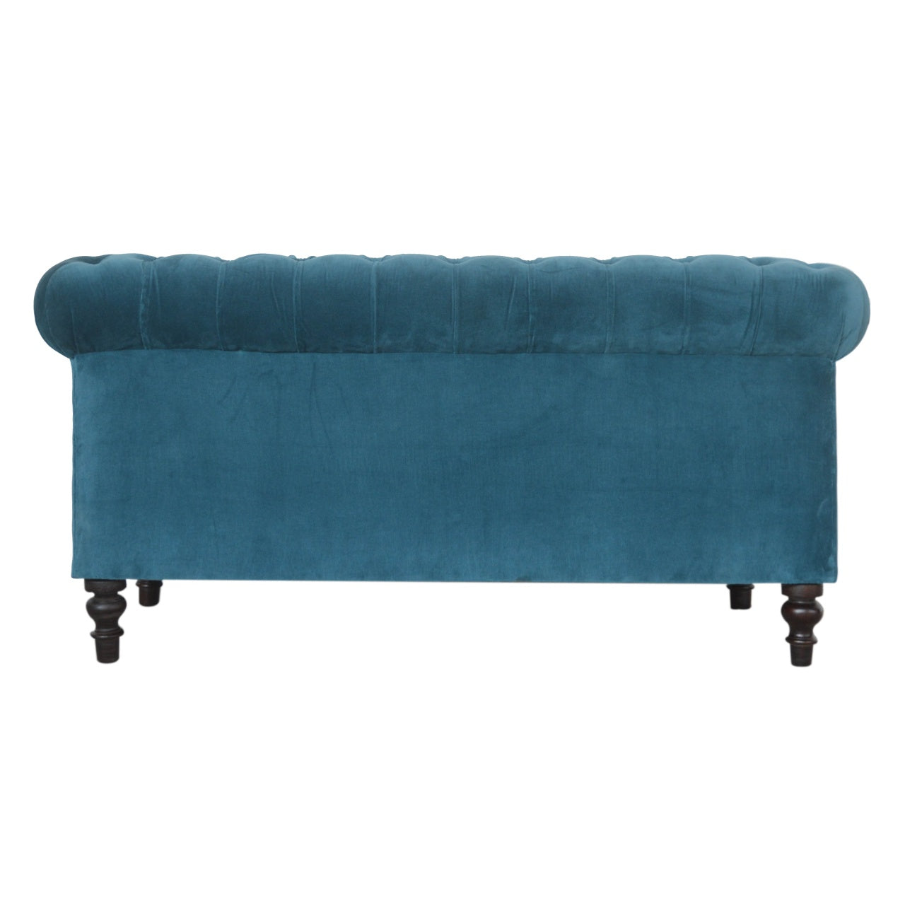 Canapé Chesterfield bleu sarcelle