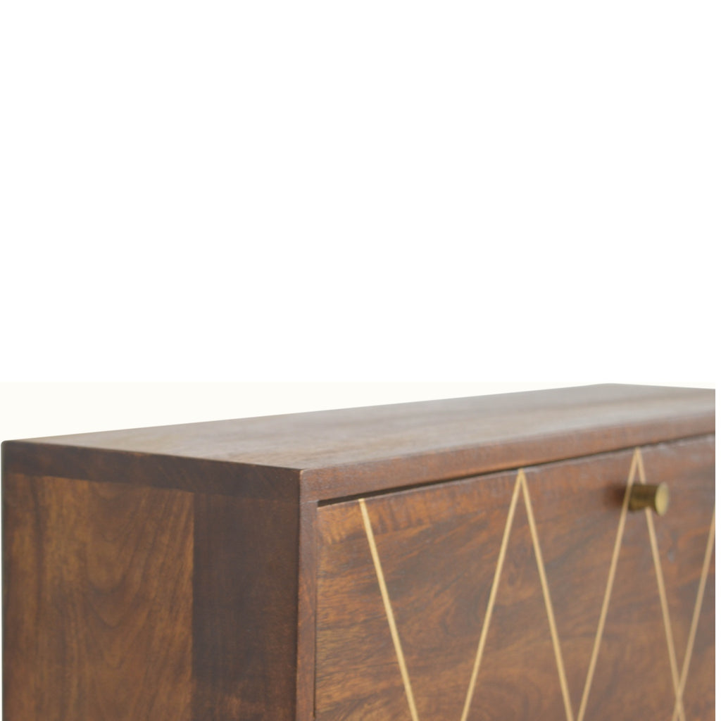 Bureau rabattable Geo Brass
