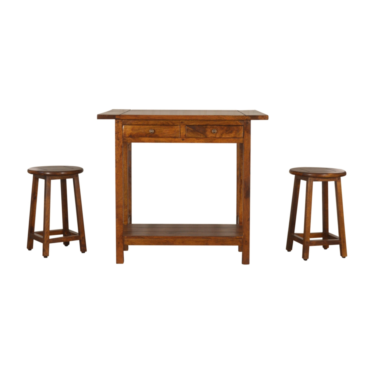 Table de petit-déjeuner en châtaigne