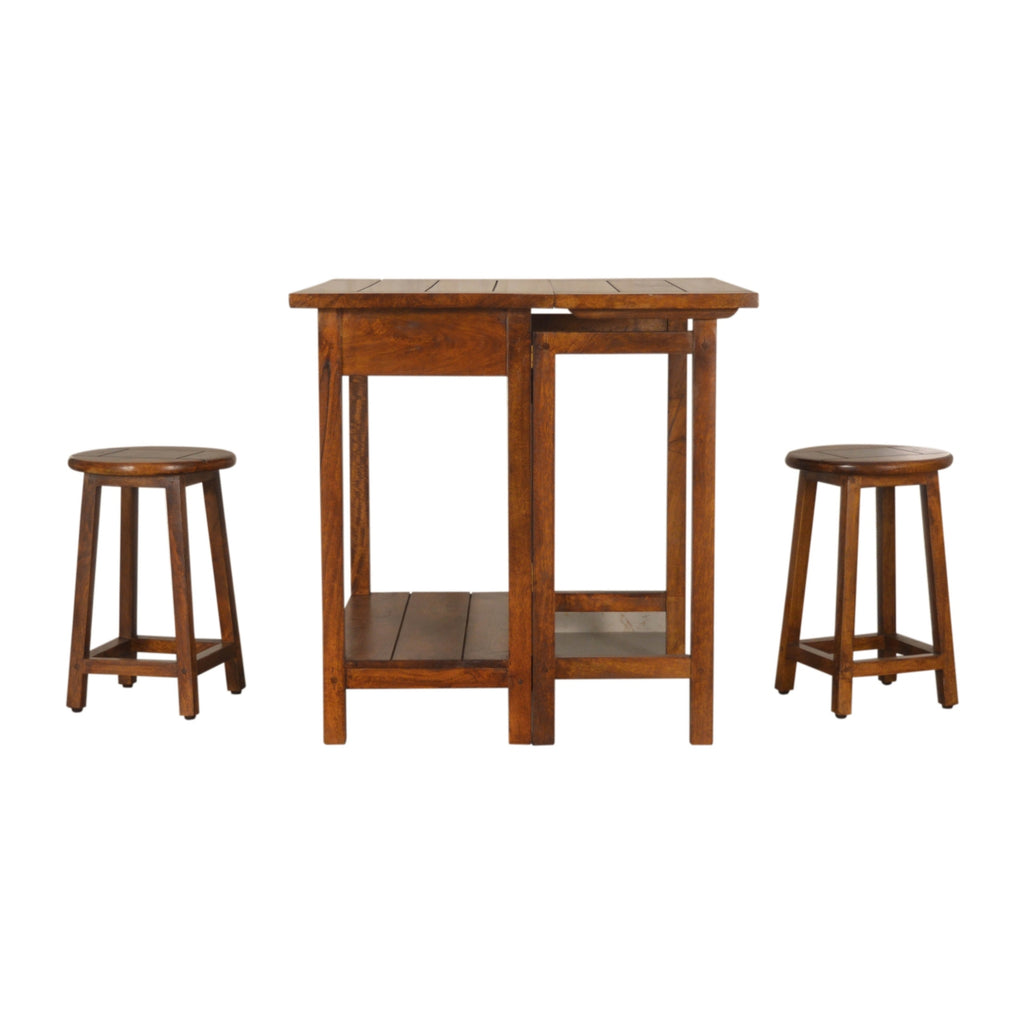 Table de petit-déjeuner en châtaigne