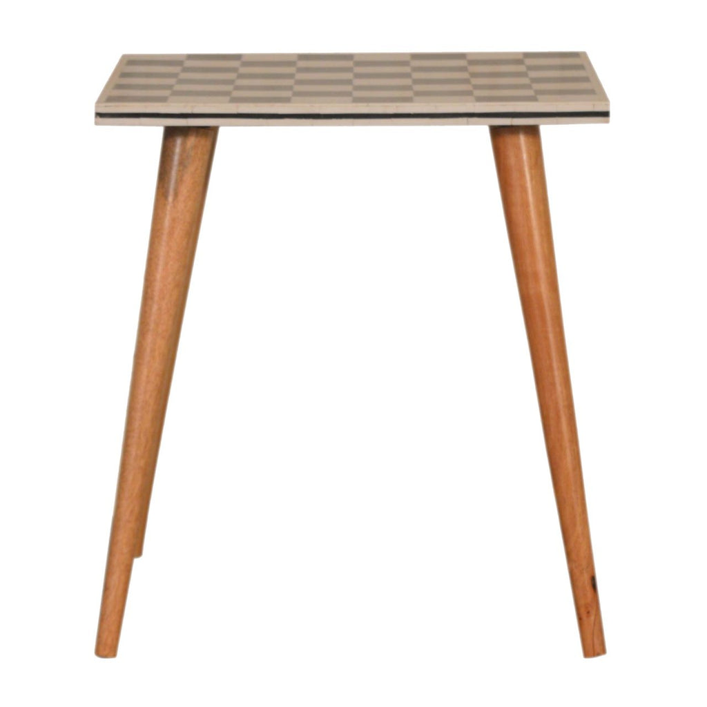 Table d'appoint à carreaux