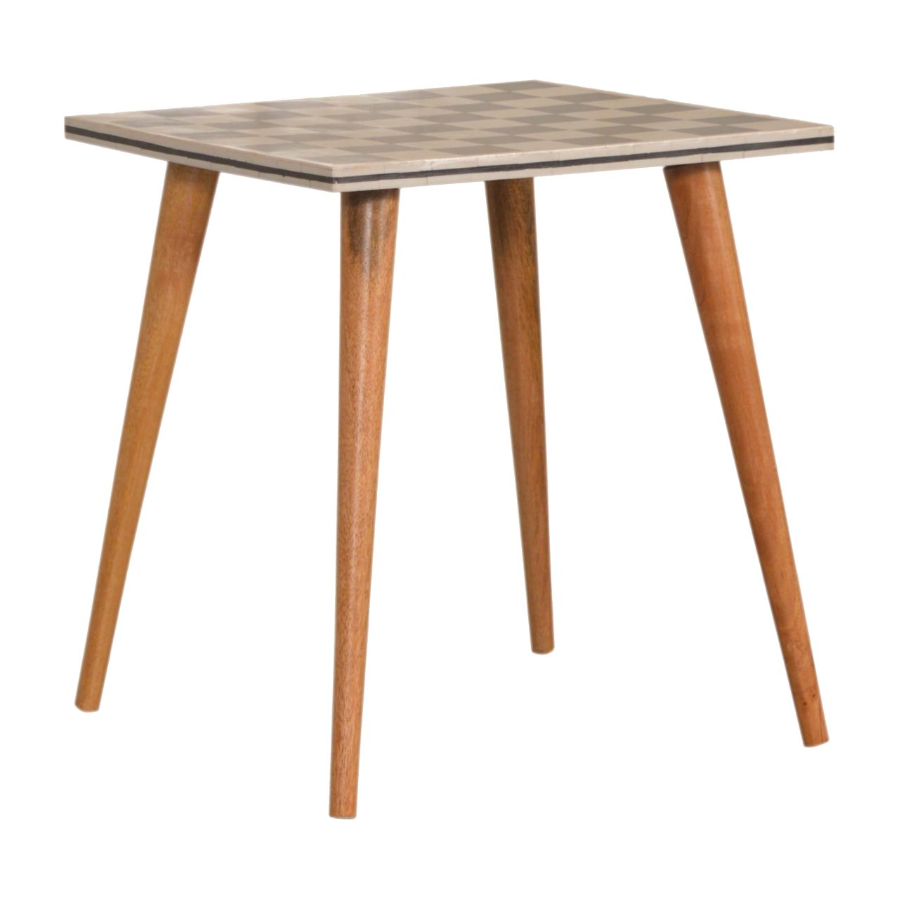 Table d'appoint à carreaux