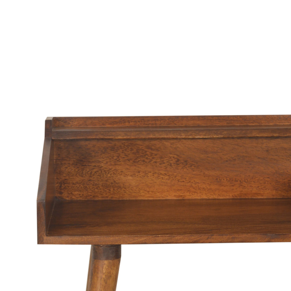 Bureau ouvert en châtaignier