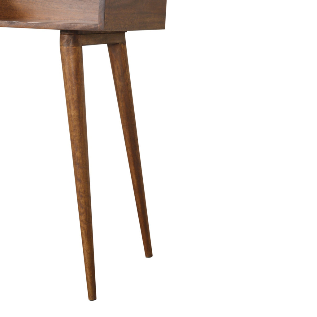 Bureau ouvert en châtaignier