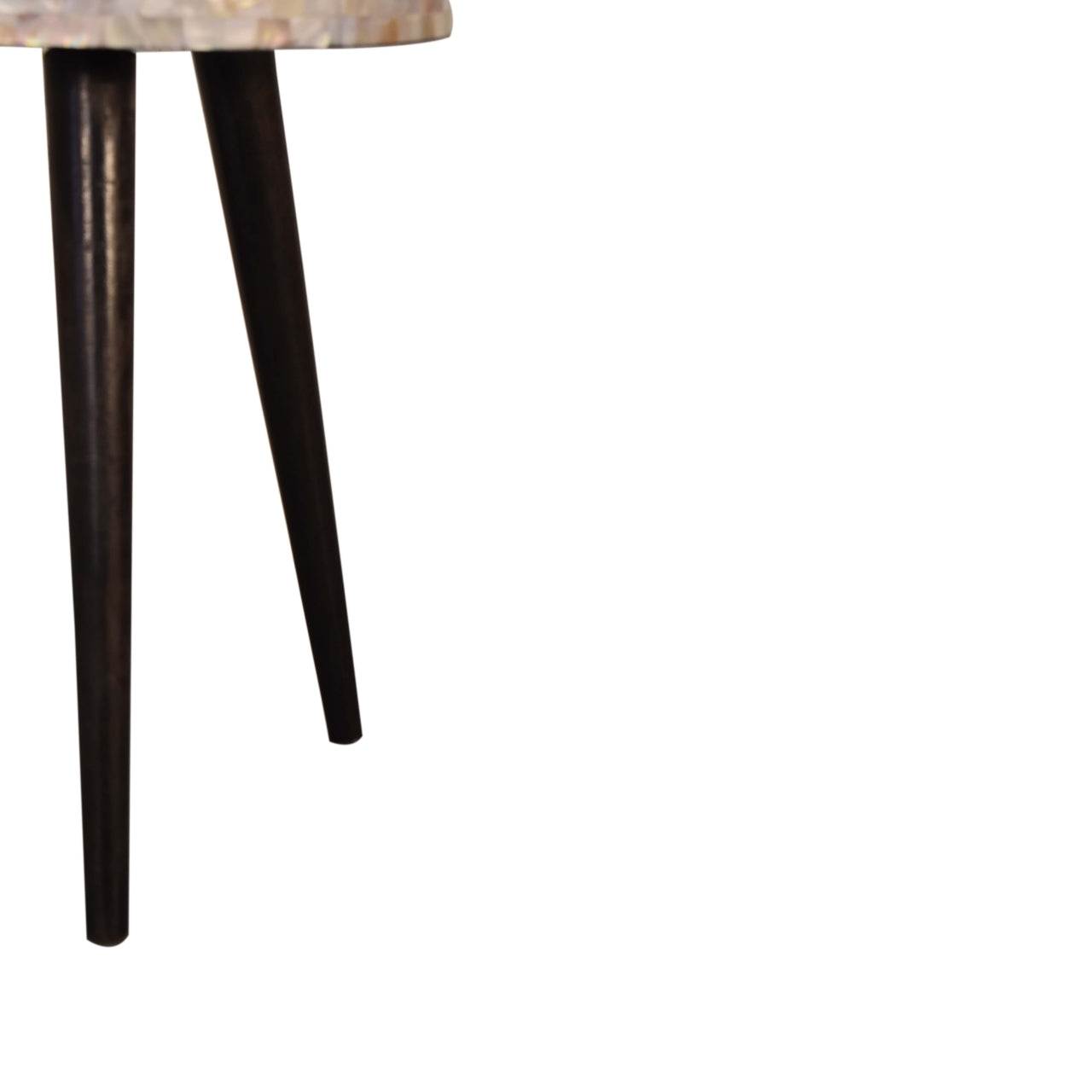 Table d'appoint en mosaïque nid d'abeille