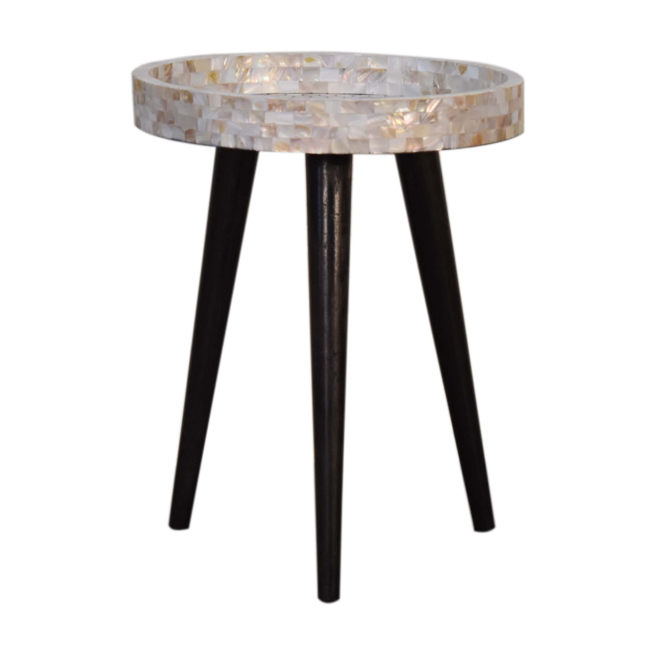 Table d'appoint en mosaïque nid d'abeille