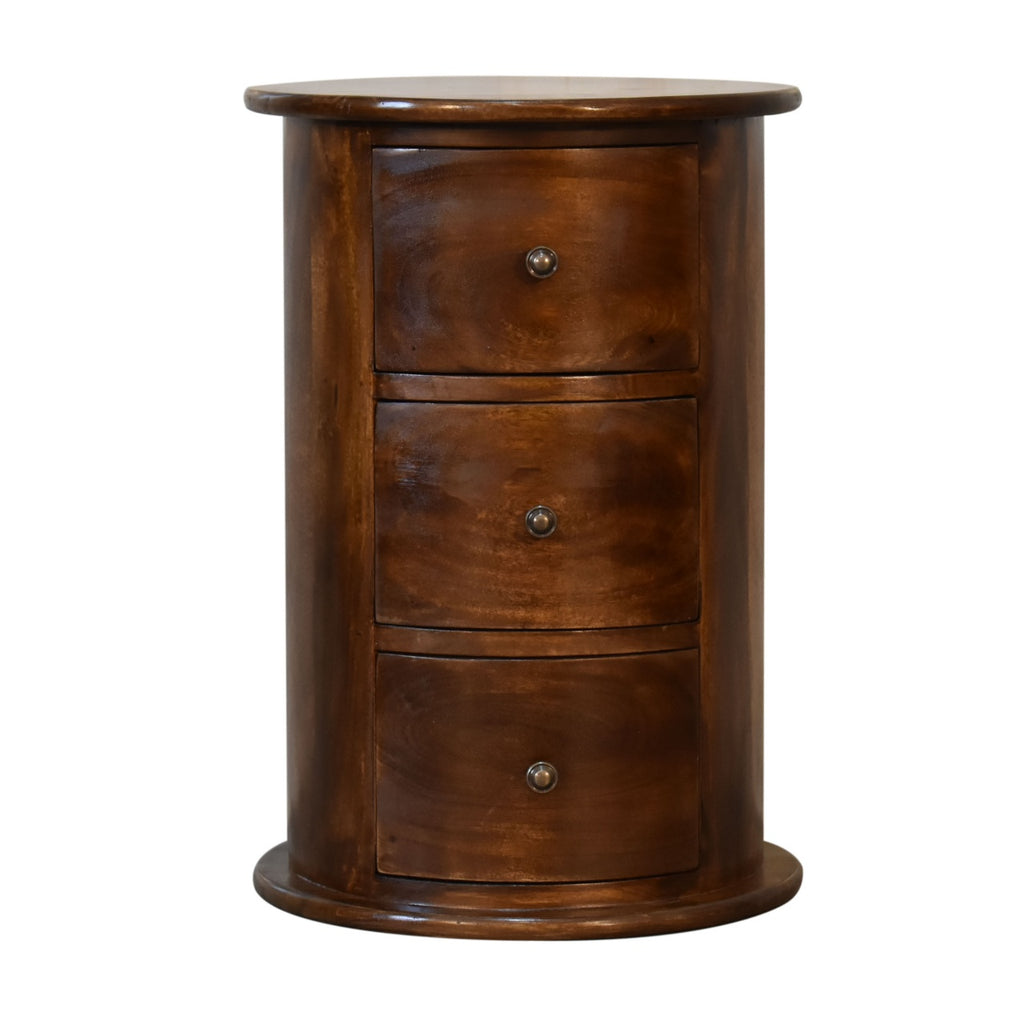 Tambour à 3 tiroirs en châtaignier