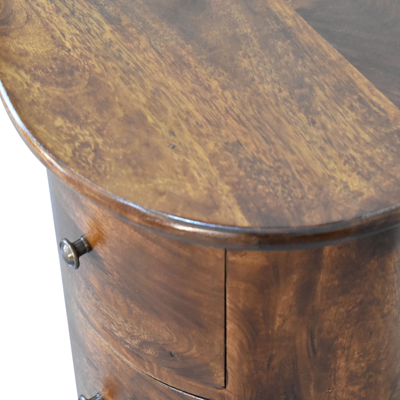 Tambour à 3 tiroirs en châtaignier