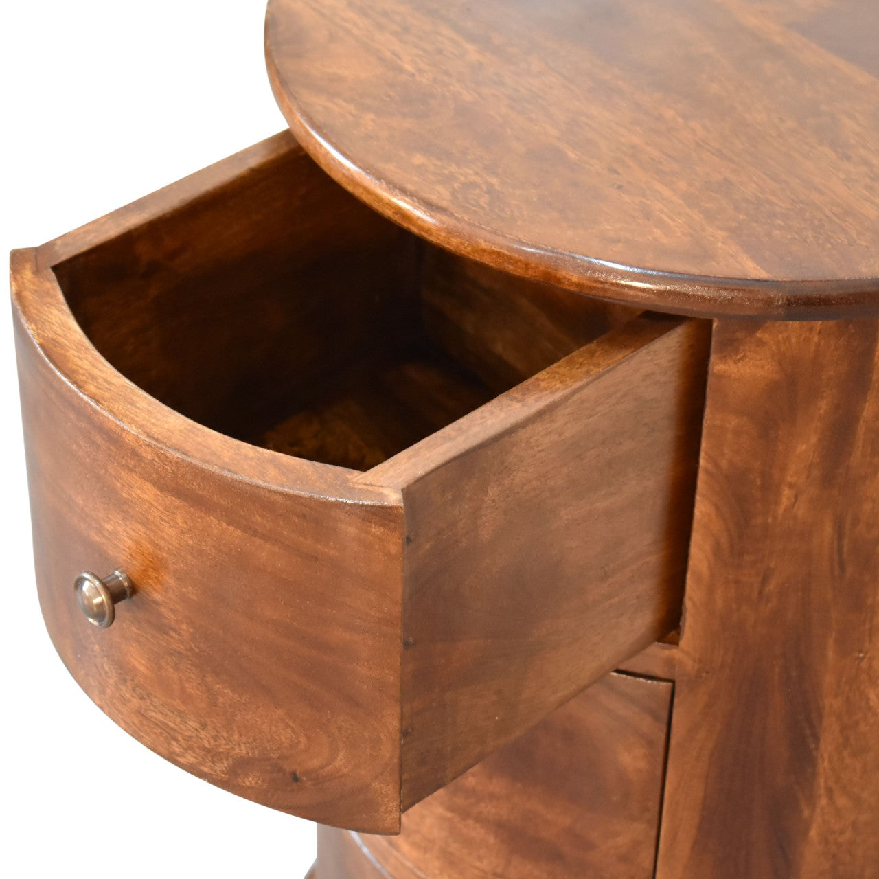 Tambour à 3 tiroirs en châtaignier