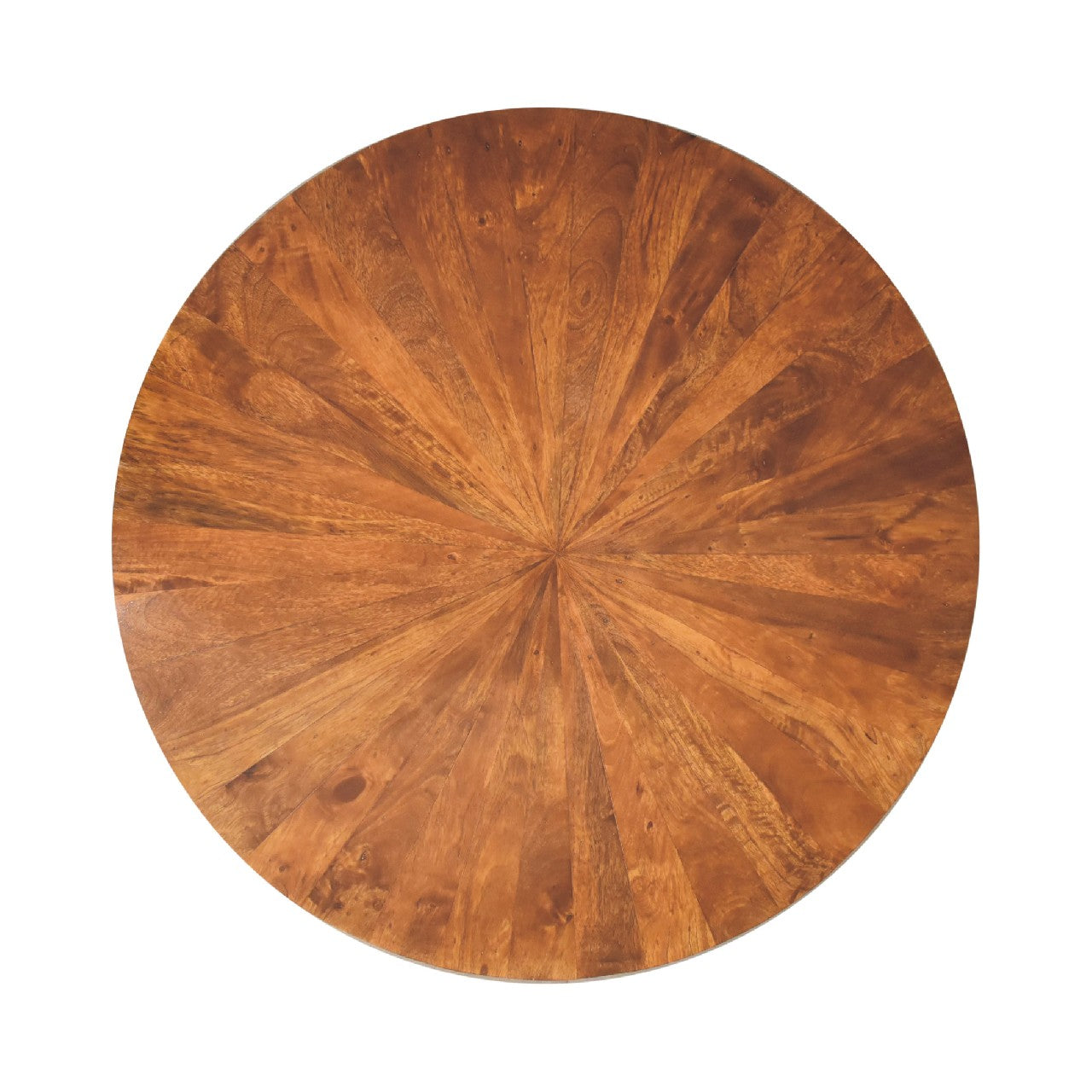 Table basse ronde en bois de châtaignier