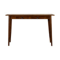 Bureau à deux tiroirs en châtaignier