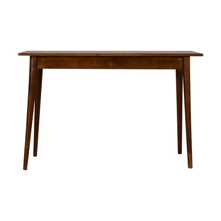Bureau à deux tiroirs en châtaignier