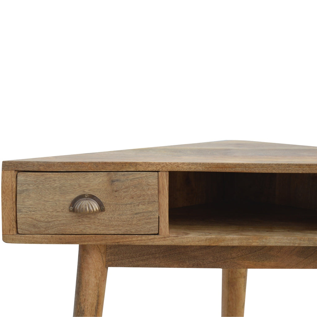 Bureau d'angle en bois massif