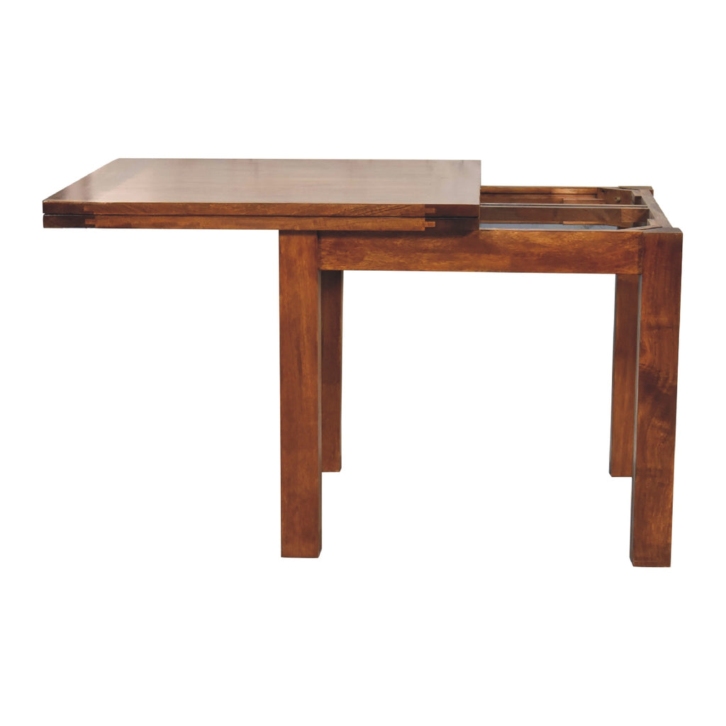 Table à manger papillon châtaigne