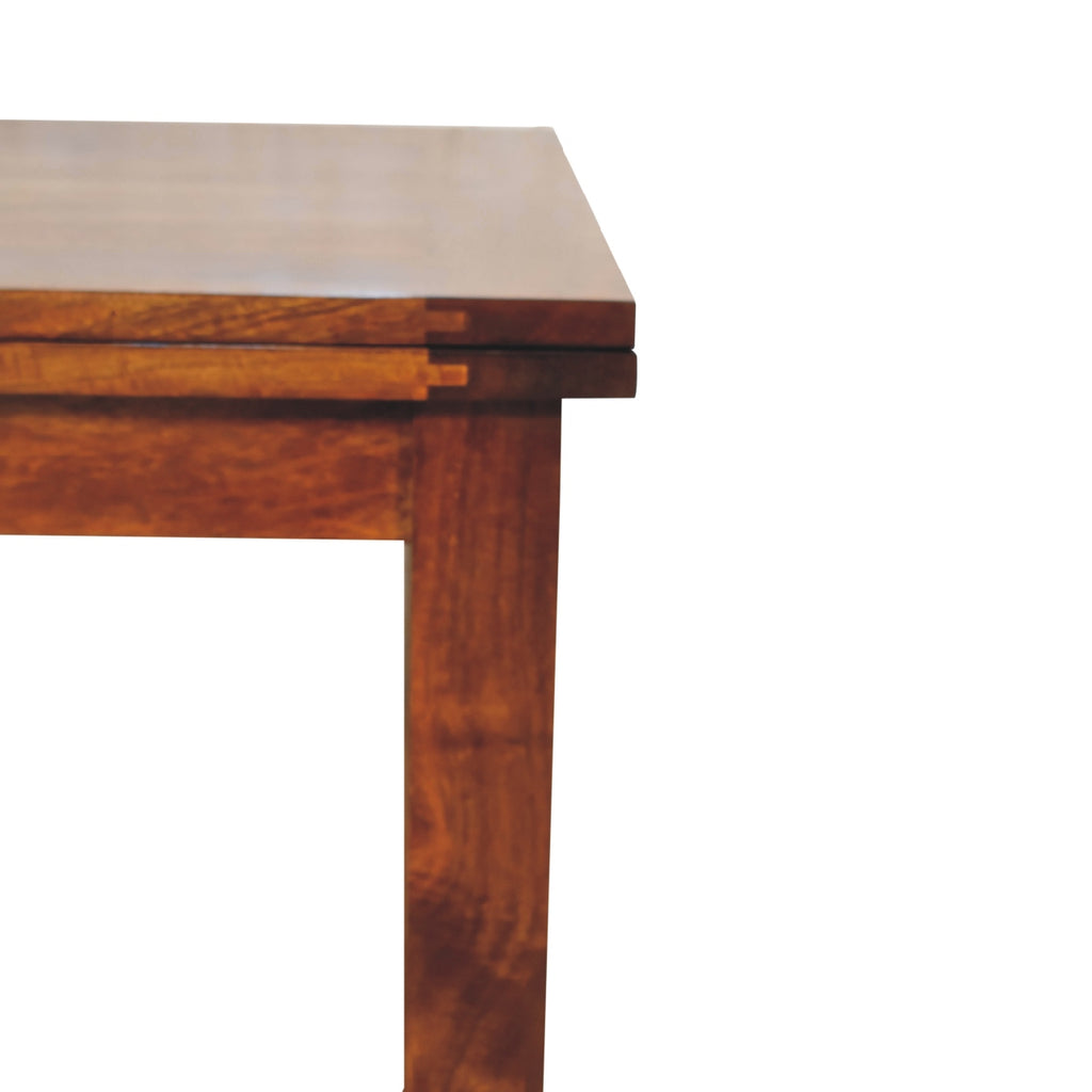 Table à manger papillon châtaigne