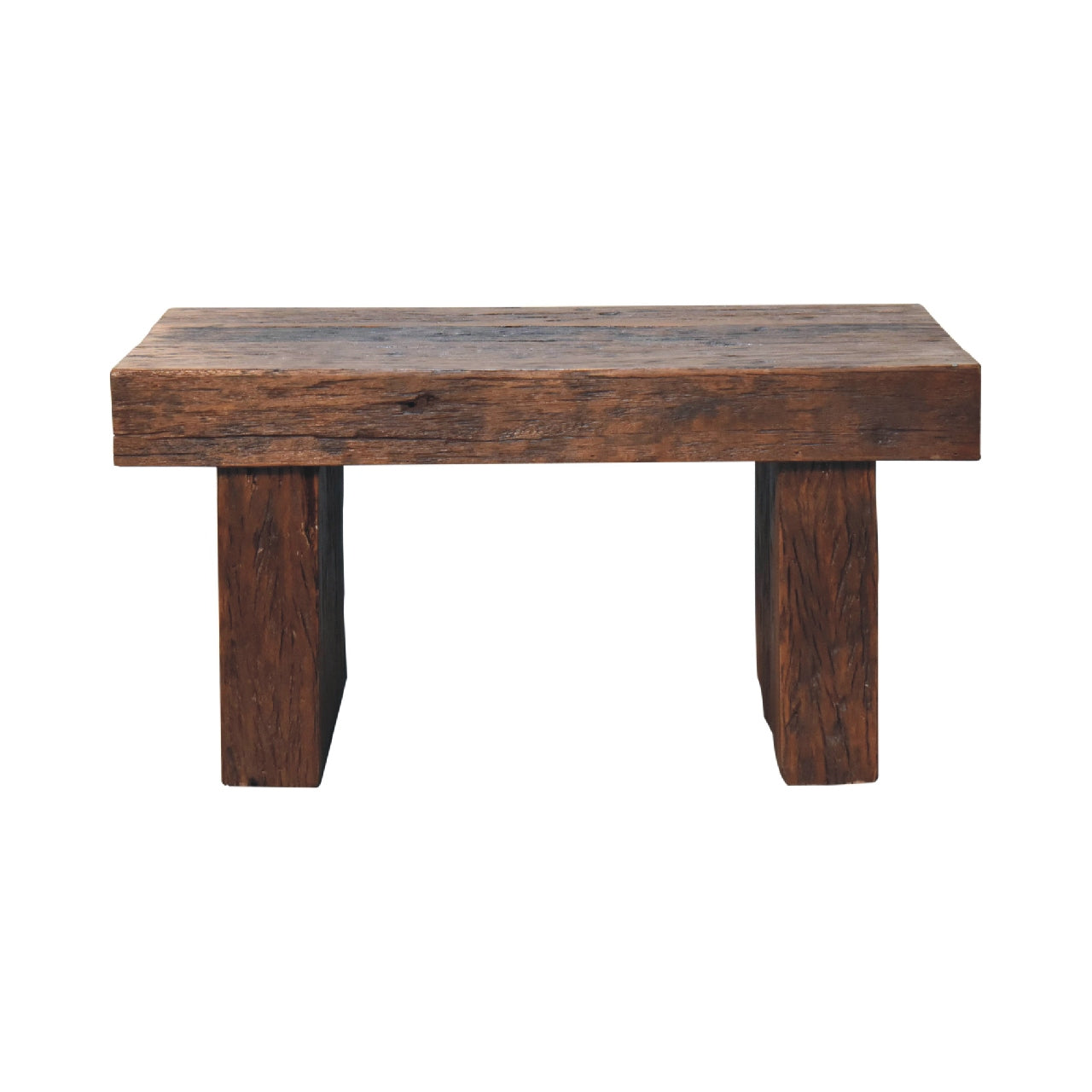 Table basse en cube recyclé