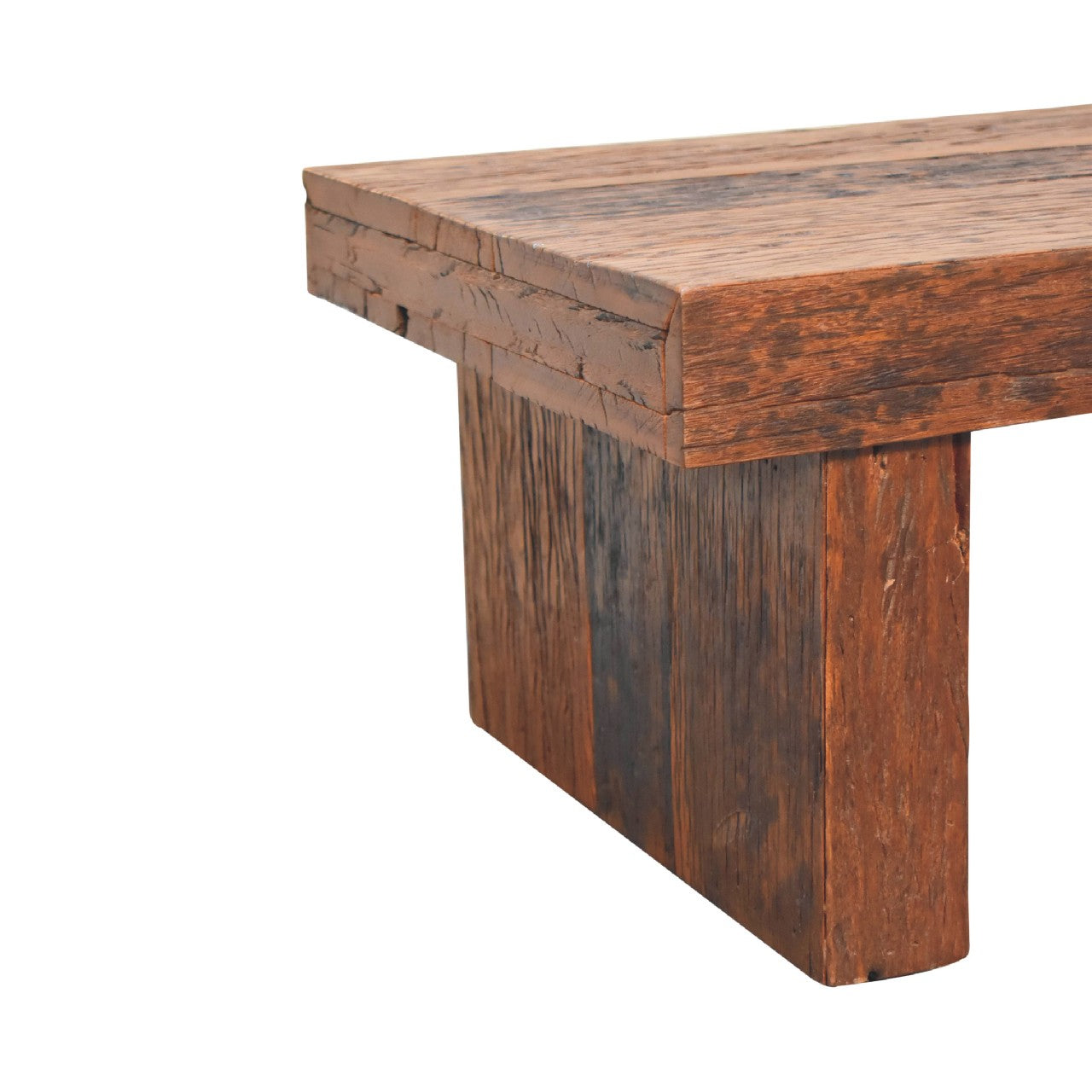 Table basse en cube recyclé