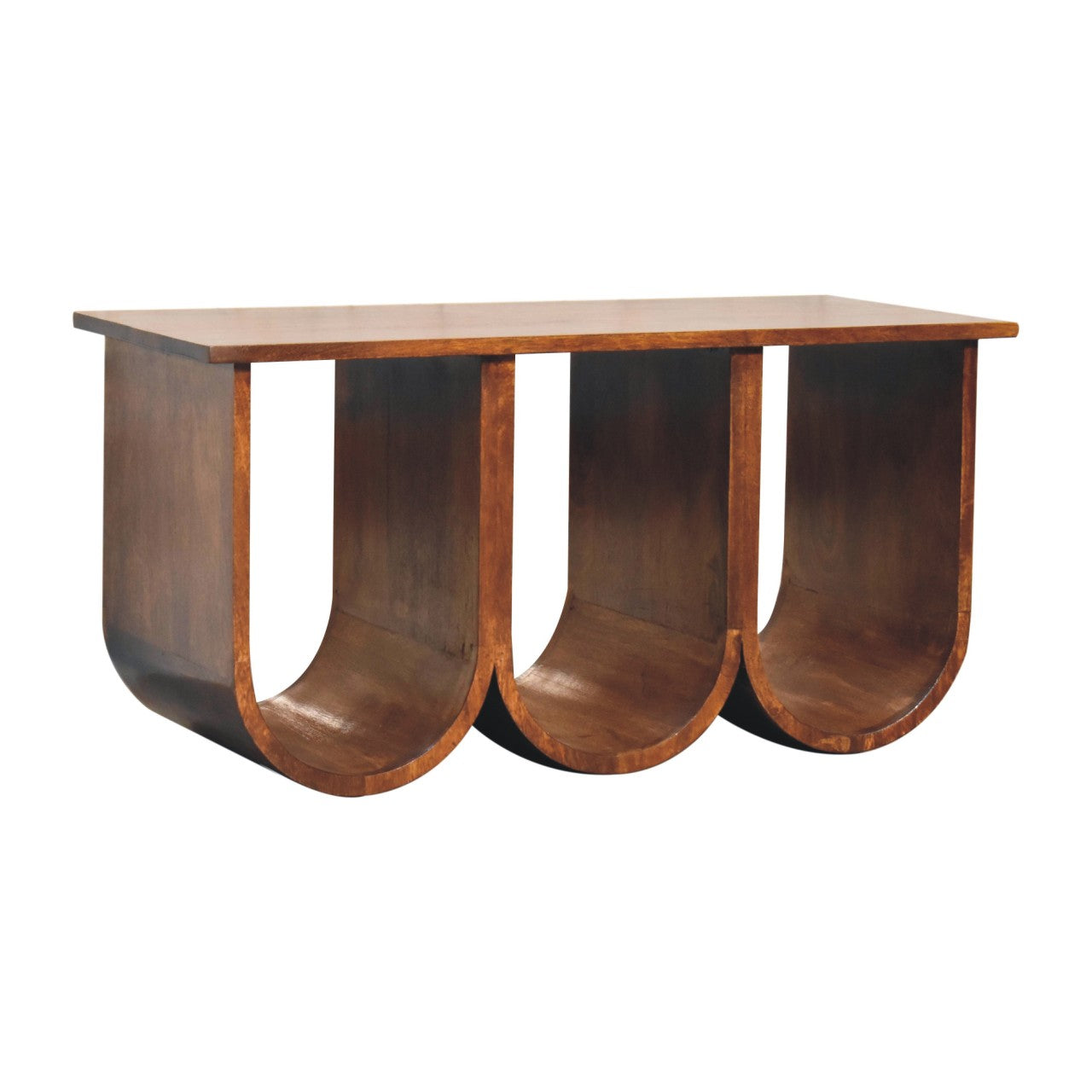 Table basse à trois portes