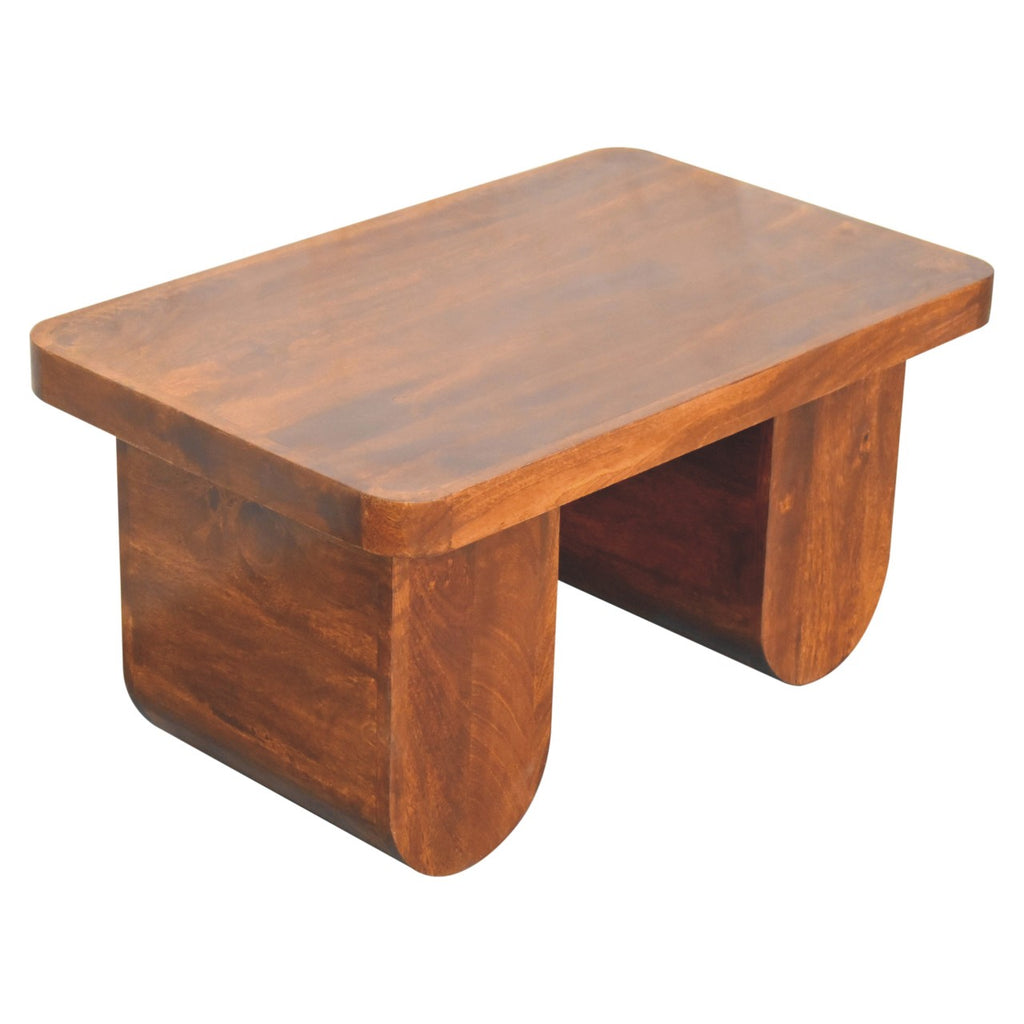 Table basse en châtaignier massif