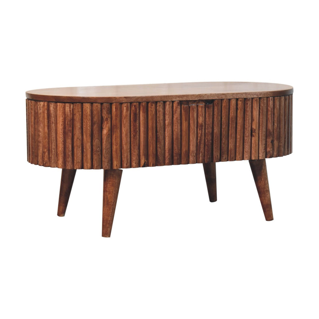 Table basse Mokka miel caramel