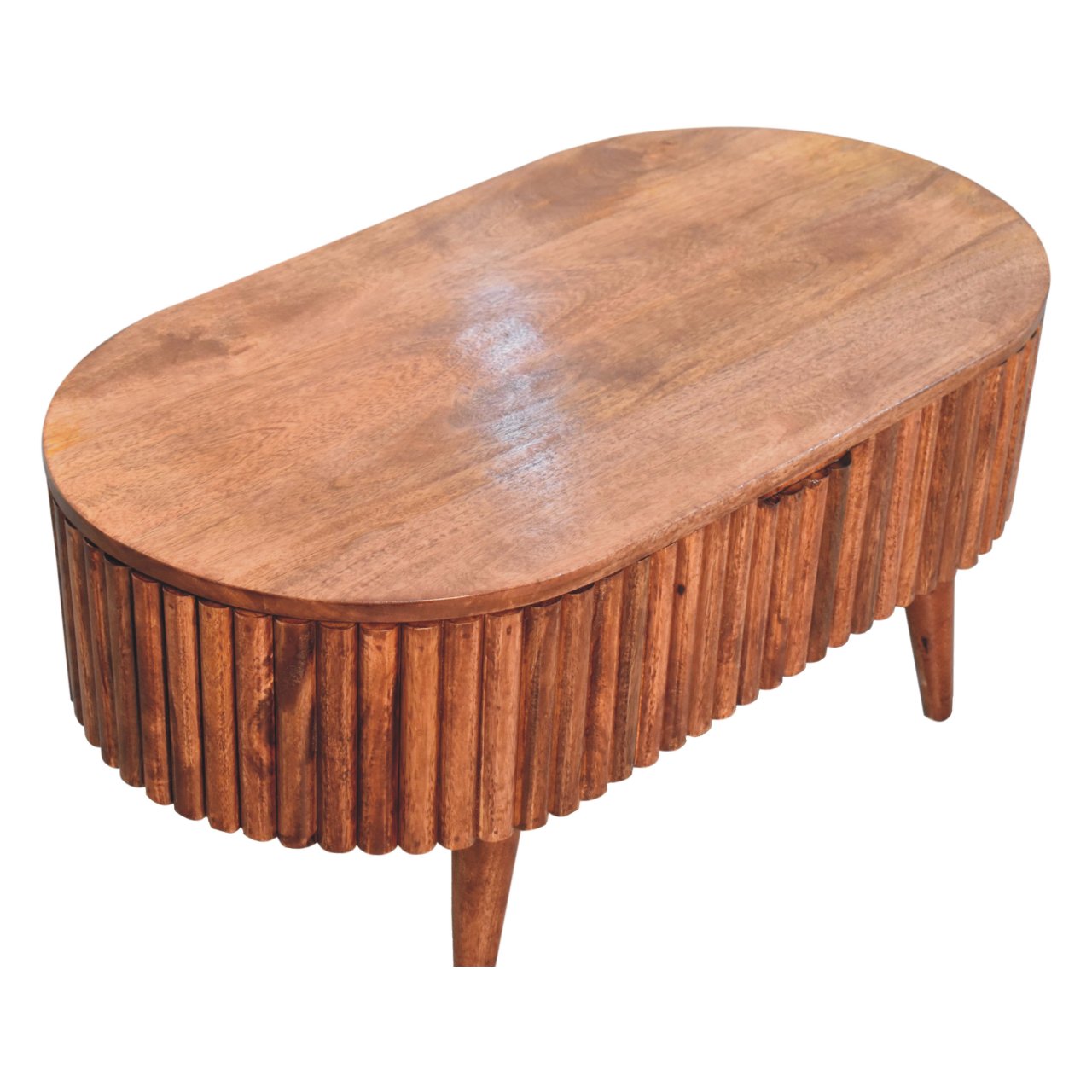Table basse Mokka miel caramel