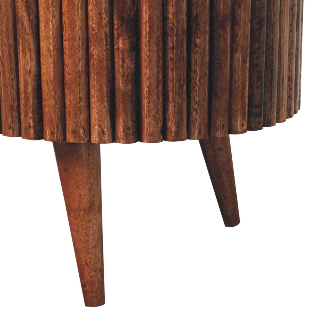 Table basse Mokka miel caramel