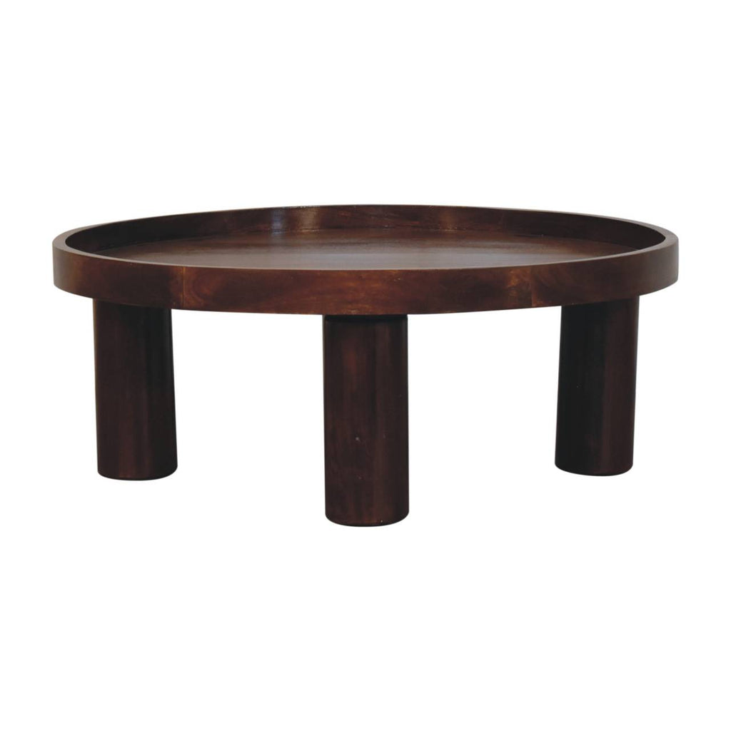 Table basse Crescent Chestnut