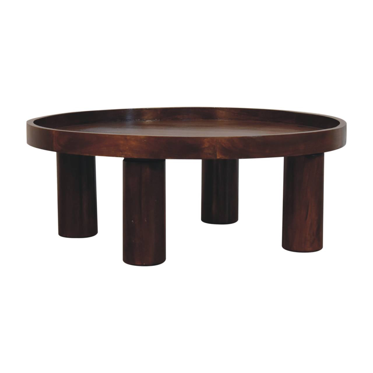 Table basse Crescent Chestnut