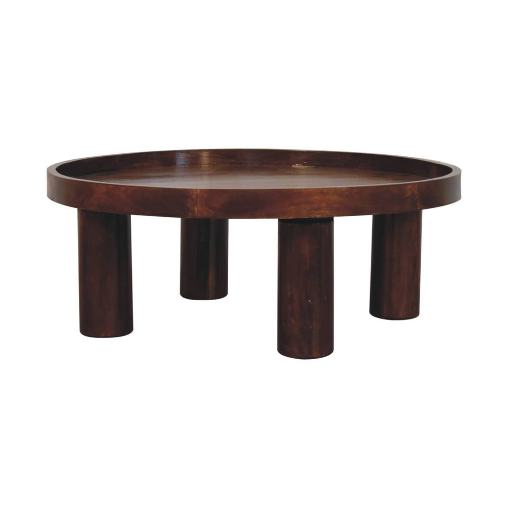 Table basse Crescent Chestnut