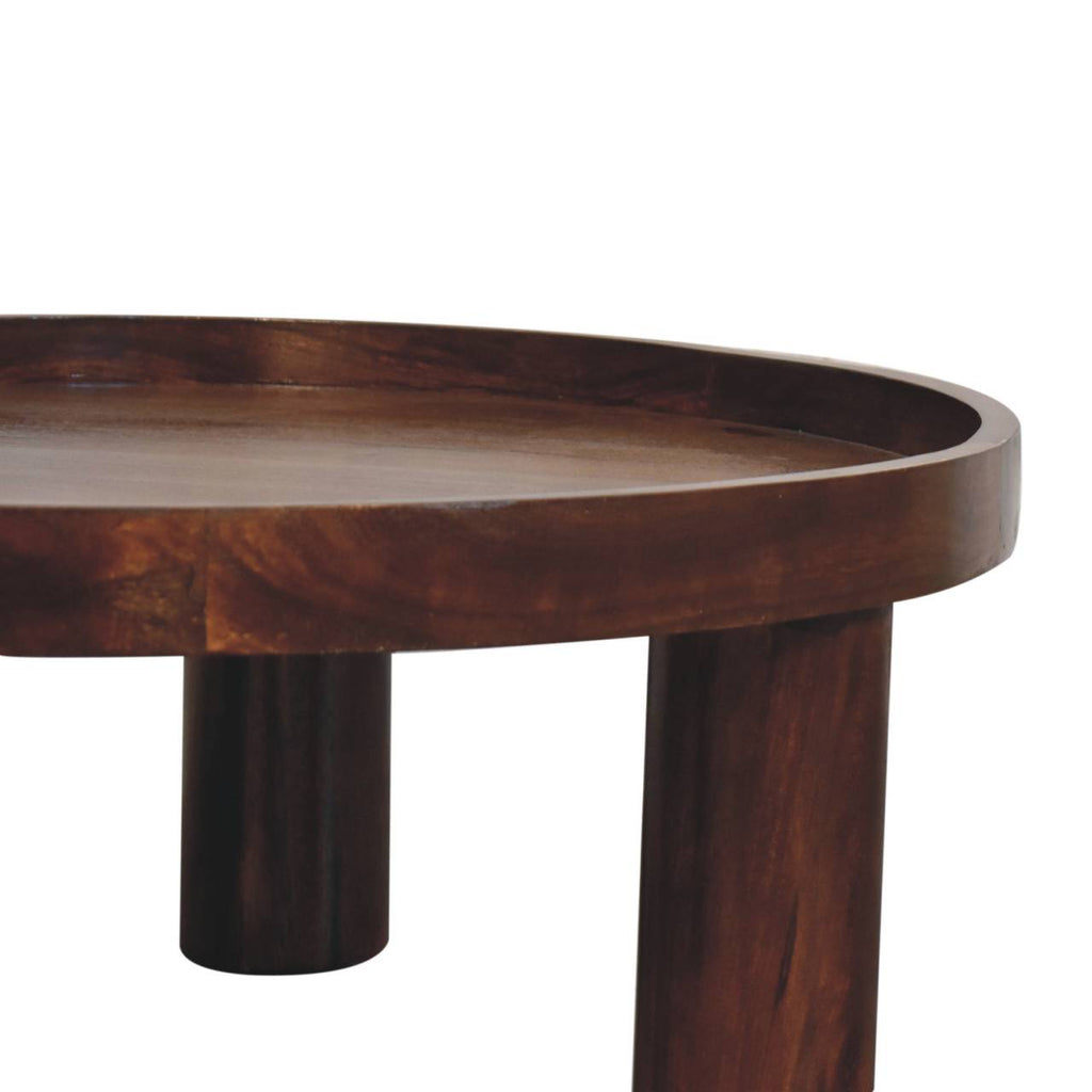 Table basse Crescent Chestnut