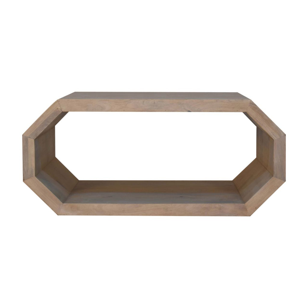 Table basse hexagonale
