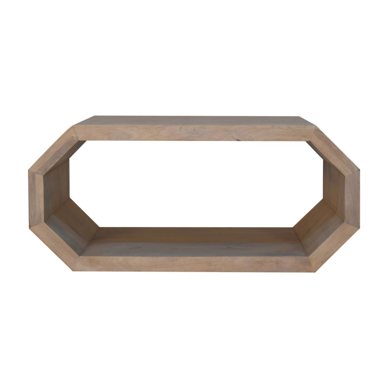 Table basse hexagonale
