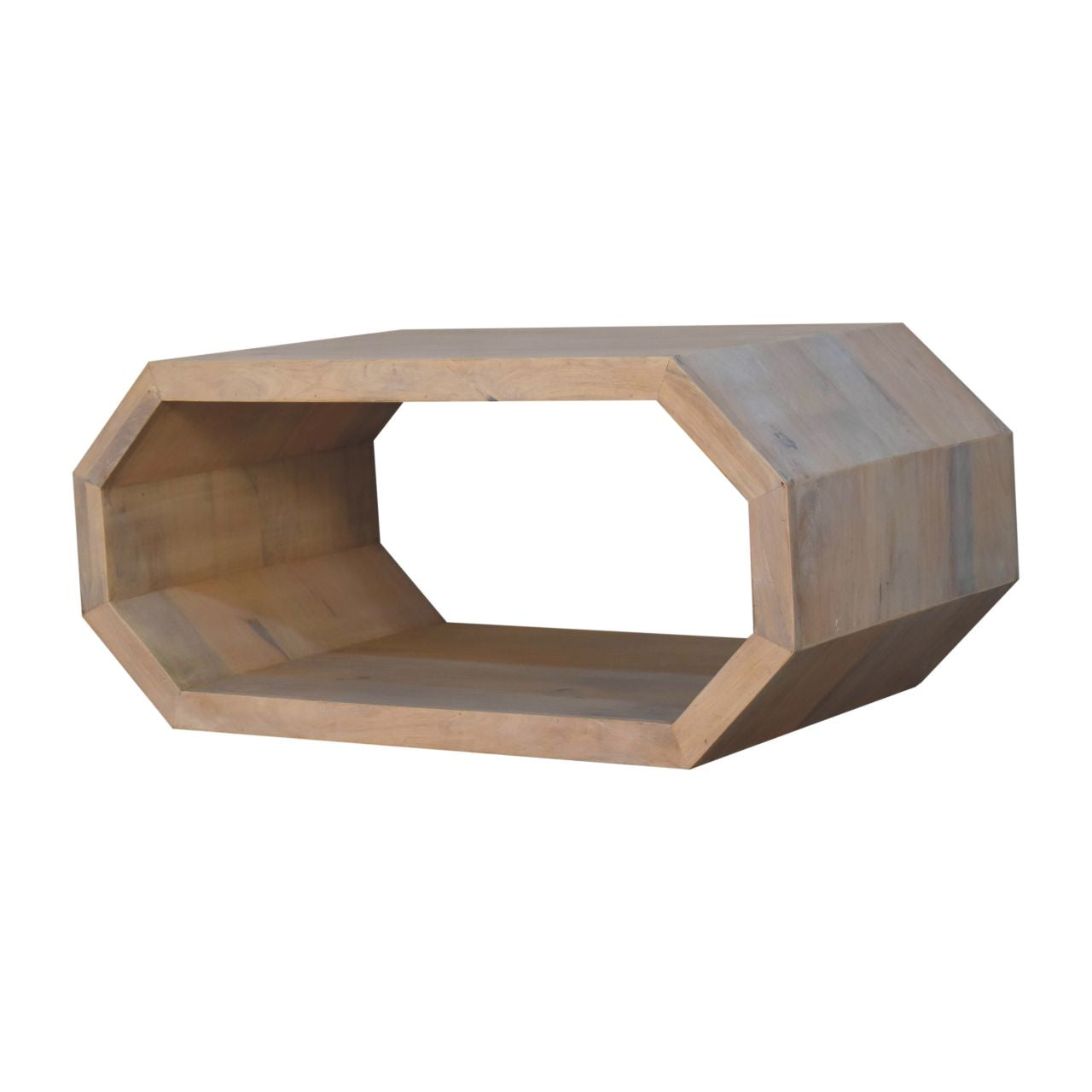 Table basse hexagonale