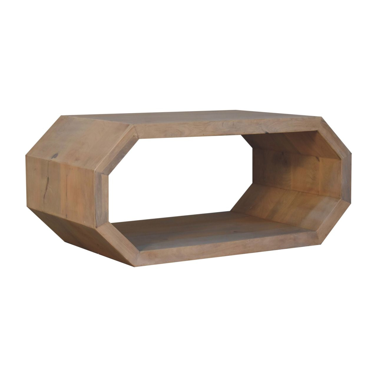 Table basse hexagonale