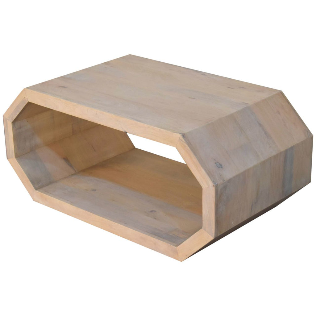 Table basse hexagonale