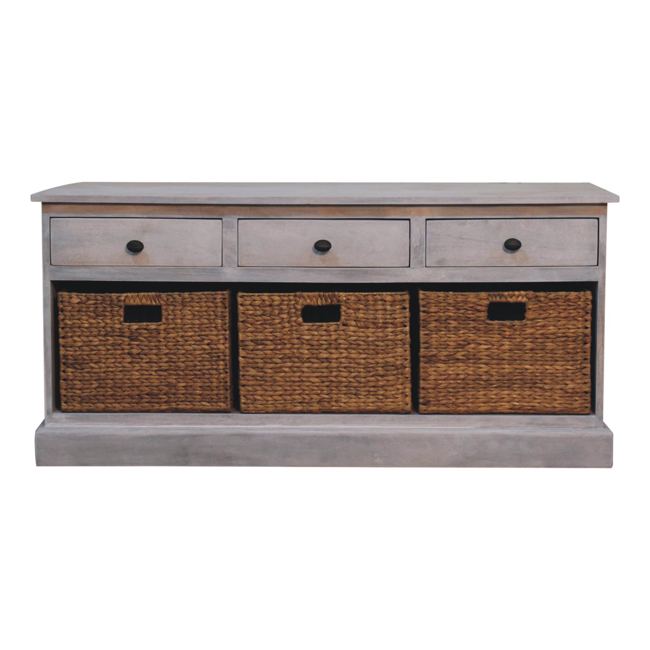 Armoire de rangement pour paniers de lavage à l'acide