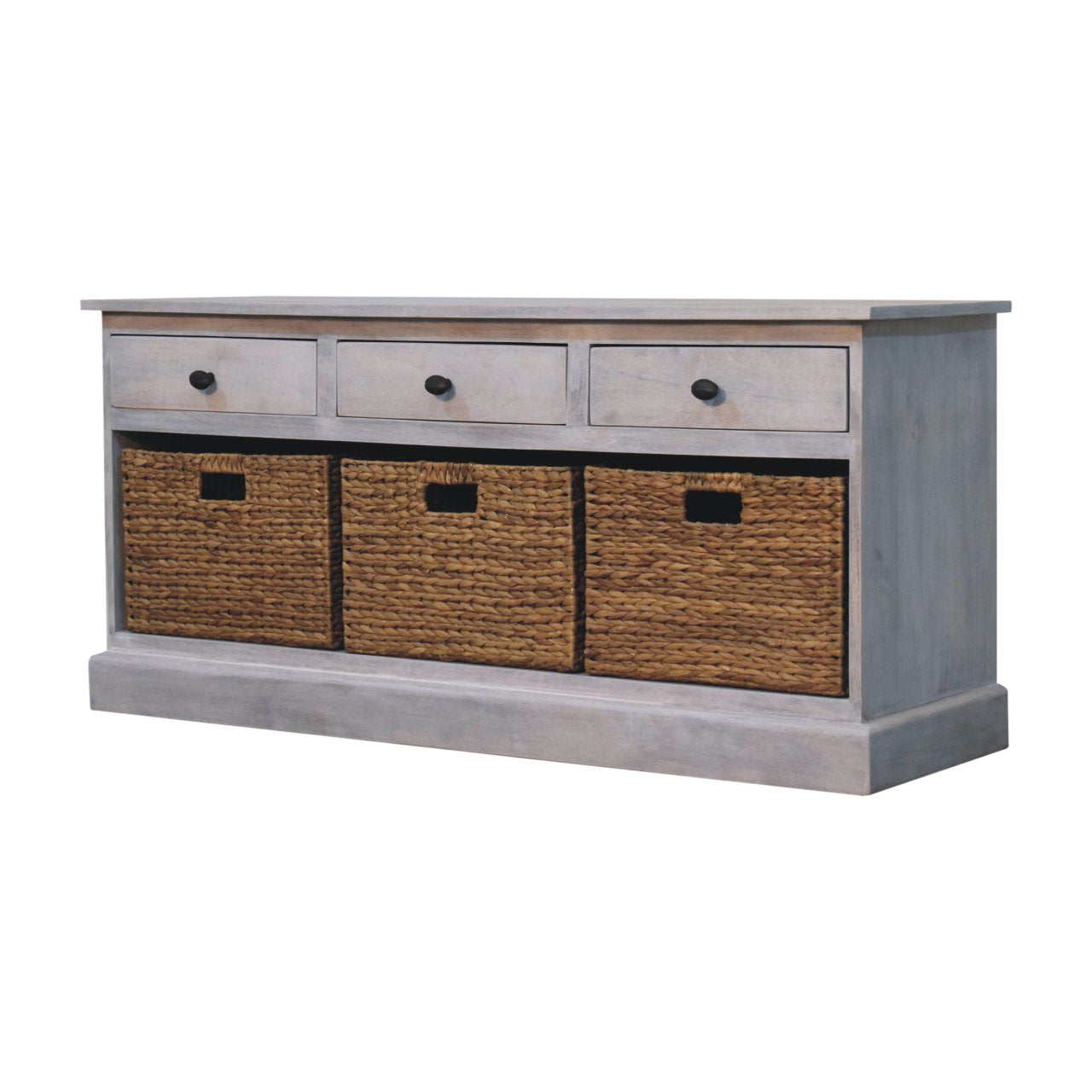 Armoire de rangement pour paniers de lavage à l'acide