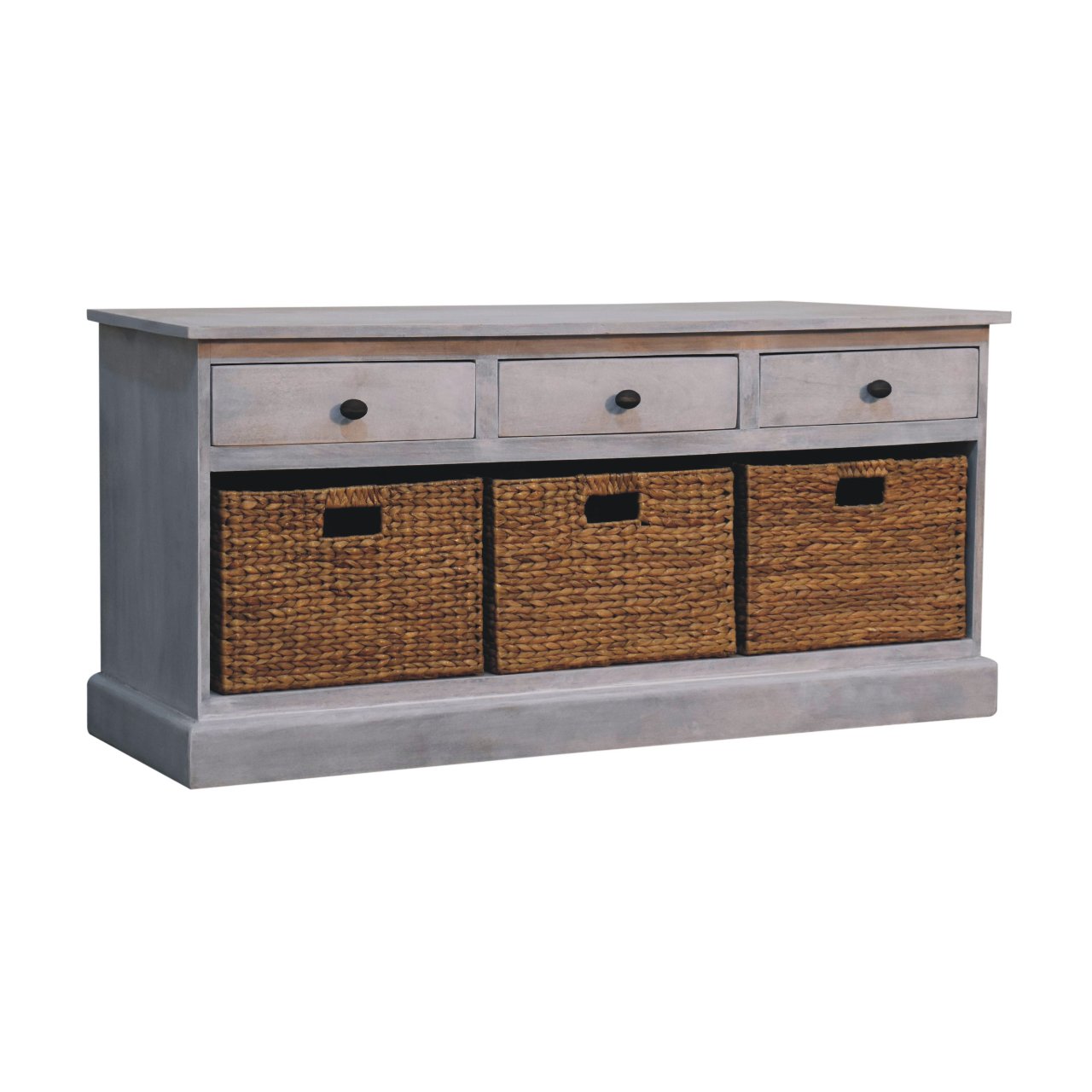 Armoire de rangement pour paniers de lavage à l'acide