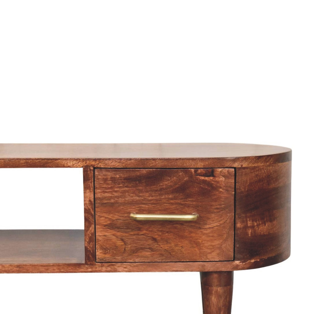 Console multimédia incurvée Valenza