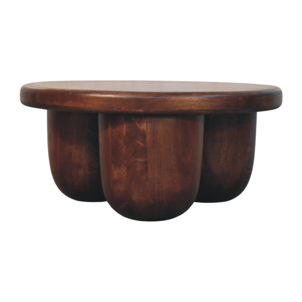 Table basse sculptée Clara