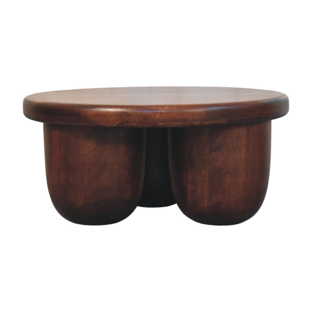 Table basse sculptée Clara