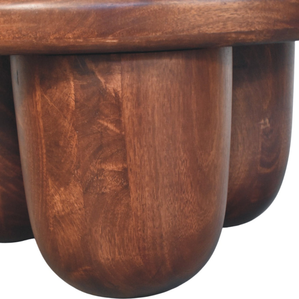 Table basse sculptée Clara