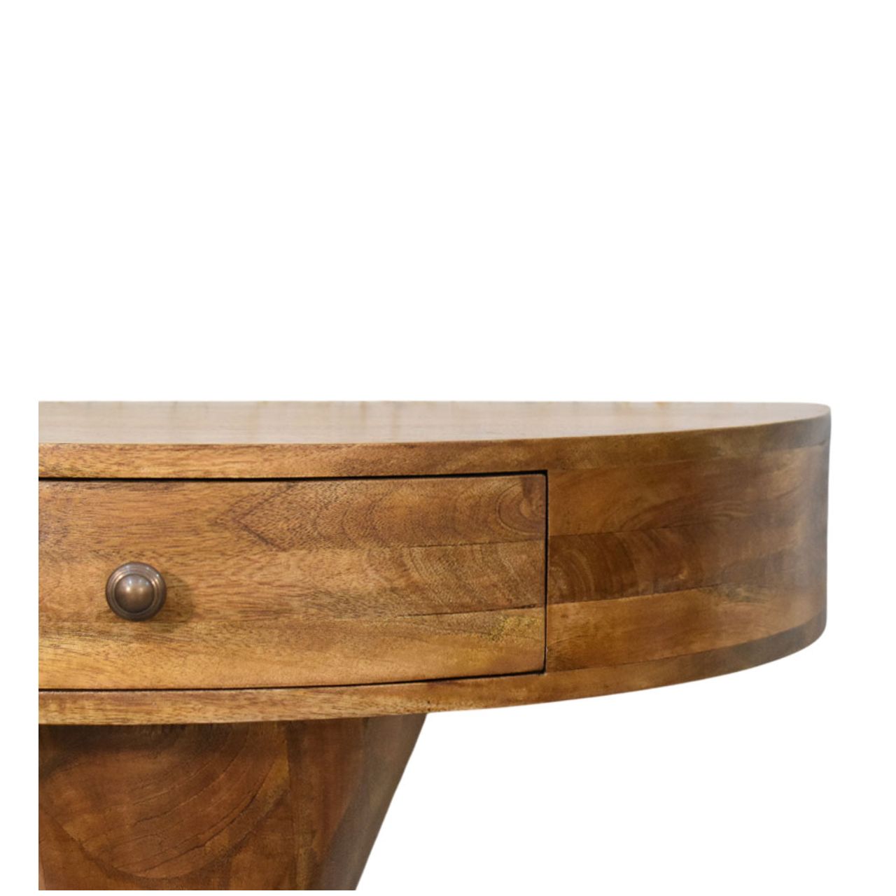 Console sur piédestal en ambre