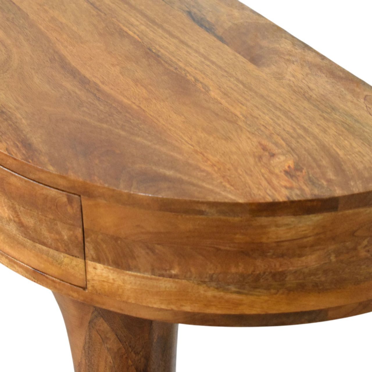 Console sur piédestal en ambre