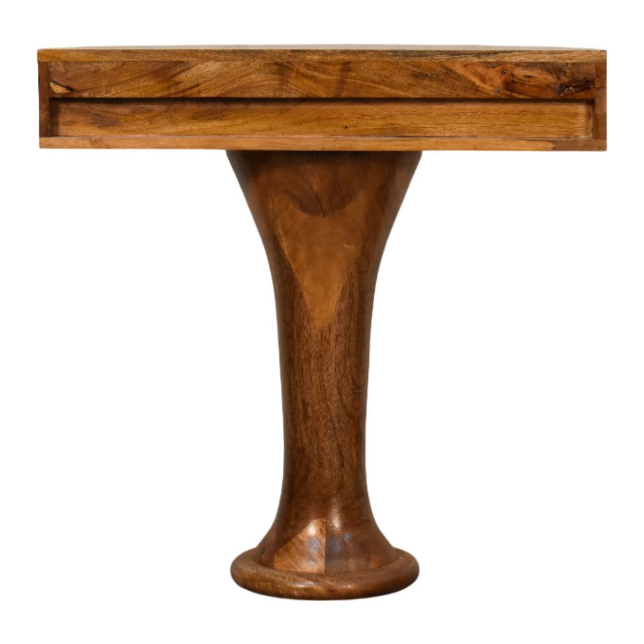 Console sur piédestal en ambre